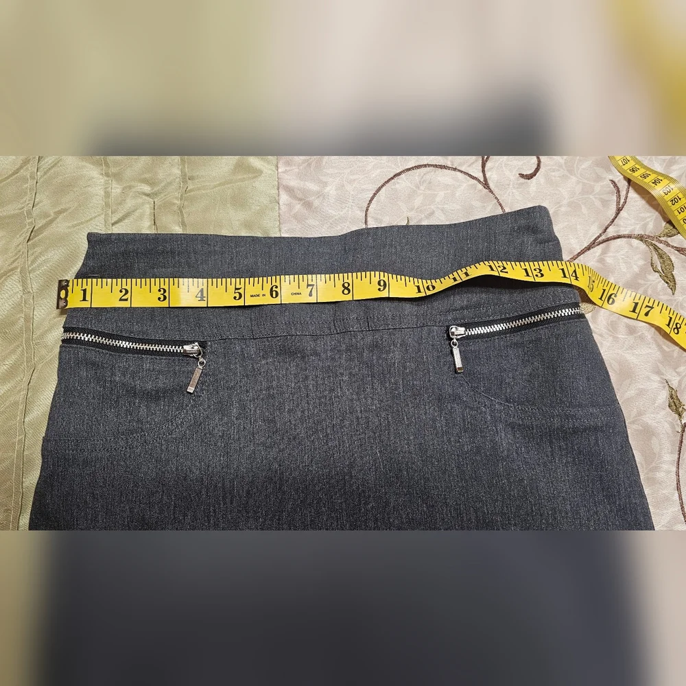 Joe B by Joe Benbasset Pencil Skirt Women's Size Small Dark Gray Stretch Office